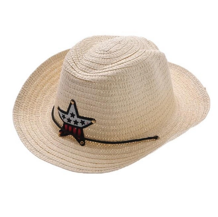 Five-Pointed Star Children Sunshade Straw Hat