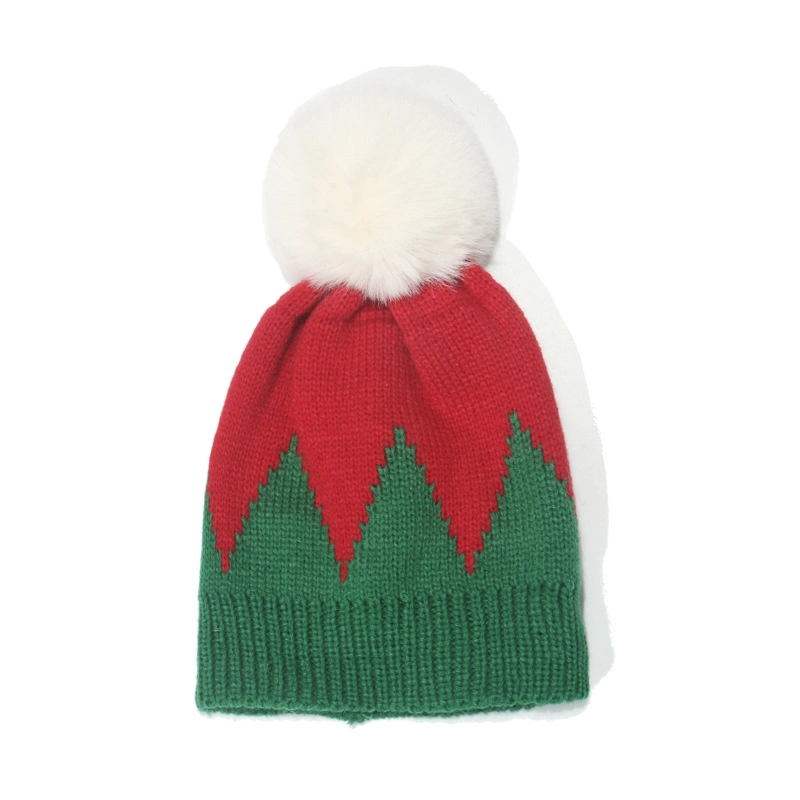 Wholesale Christmas Children Kids Winter Warm Knitted Cap Beanie Hat