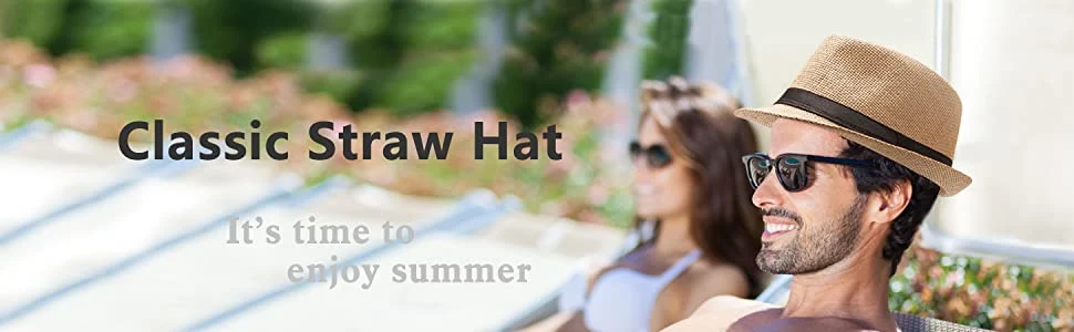 High Quality Custom Adult Children Paper Straw Panama Hat Straw Fedora Hat