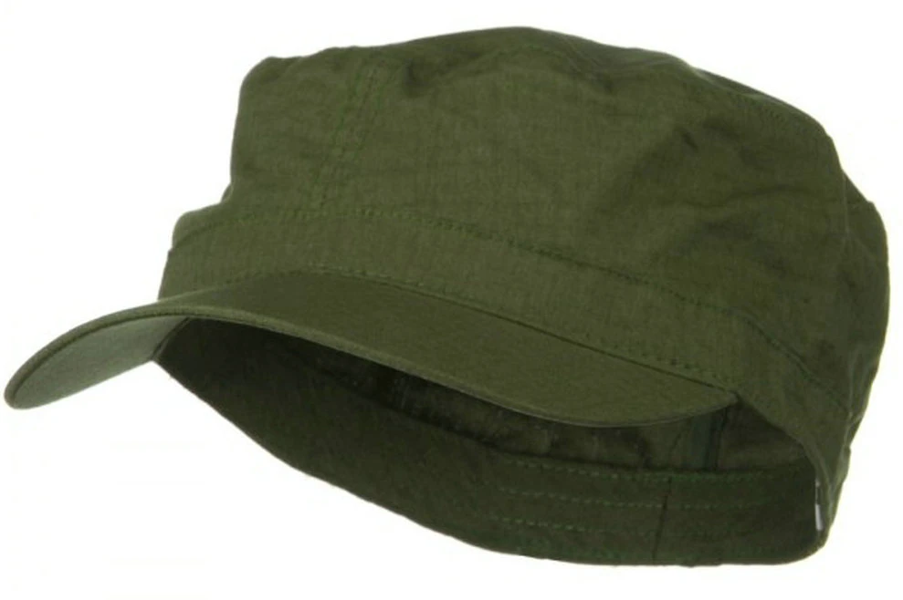 Big Size Fitted Cotton Ripstop Military Army Cap