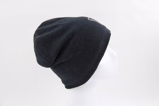 반사 기능이 있는 반사 로고 비니 모자 어린이 겨울 니트 모자